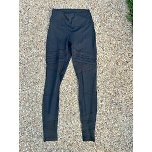 Lululemon Wunder Under High Rise Tight *Mix and Mesh 28” Womens 6 Black Yoga